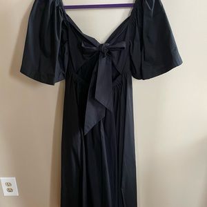 A&F Midi Dress with Bow Back